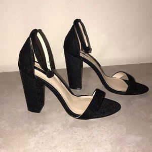 Forever 21 Black Shimmering High Heels